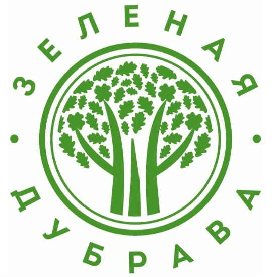 Логотип фармацевтической компании Зелёная дубрава ЗАО