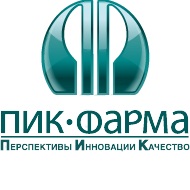 Логотип фармацевтической компании ПИК-Фарма ООО