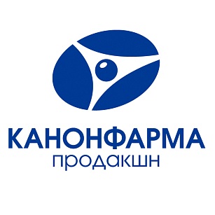 Логотип фармацевтической компании Канонфарма Продакшн ЗАО