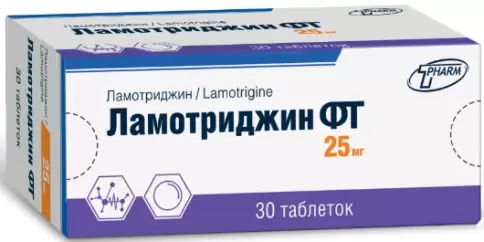 Ламотриджин Таблетки 25мг №30 произодства Фармтехнология