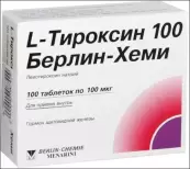 L-Тироксин Таблетки 100мкг №100 от Берлин-Хеми АГ