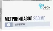 Метронидазол Таблетки 250мг №20 от Озон ФК ООО