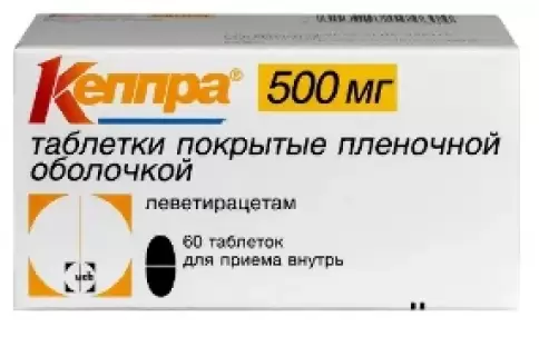 Кеппра Таблетки п/о 500мг №60 произодства Р-Фарм