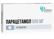 Парацетамол Таблетки 500мг №10 от Озон ФК ООО