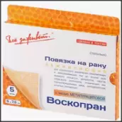 Повязка Воскопран с мазью метилурациловой Упаковка 5х7.5см №5 от НПМ