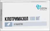 Клотримазол Таблетки вагинальные 100мг №6 от Озон ФК ООО