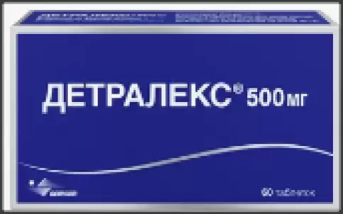 Детралекс Таблетки 500мг №60 произодства Сервье