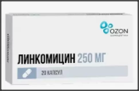 Линкомицина г/х Капсулы 250мг №20 произодства Производство Медикаментов ООО