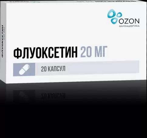 Флуоксетин Капсулы 20мг №20 произодства Озон ФК ООО
