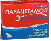 Парацетамол Экстратаб Таблетки 500мг+150мг №20 от Оболенское ФП ЗАО