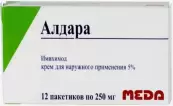 Алдара Крем 5% 250мг №12 от Не определен