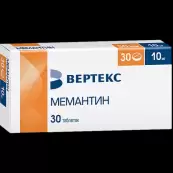 Мемантин Таблетки 10мг №30 от Вертекс ЗАО