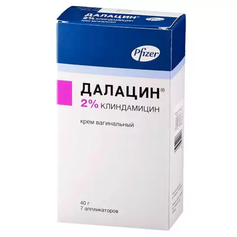Далацин Крем вагинальный 2% 40г произодства Фармация и Апджон Н.В./С.А.