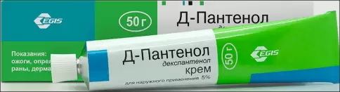 Д-пантенол крем Туба 50г произодства Эгис АО