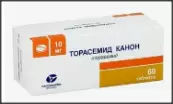 Торасемид Таблетки 10мг №60 от Канонфарма Продакшн ЗАО