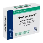 Фламадекс Ампулы 2.5% 2мл №5 от Сотекс ФармФирма ЗАО