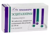 Эсциталопрам Таблетки 10мг №30 от Пранафарм ООО