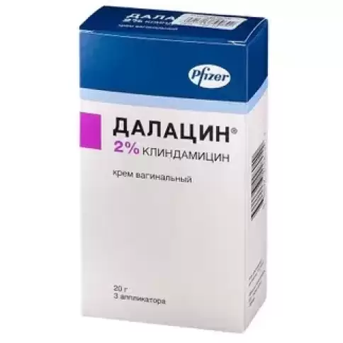 Далацин Крем вагинальный 2% 20г + 3 аппликатора произодства Фармация и Апджон Н.В./С.А.