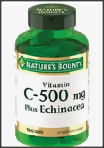Витамин С-500 плюс эхинацея Таблетки №100 произодства Нэйчерс Баунти
