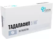 Тадалафил Таблетки п/о 5мг №30 от Озон ФК ООО