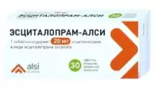 Эсциталопрам Таблетки 20мг №30 от Алси Фарма ЗАО