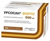 Урсосан Форте Капсулы 500мг №100 от ЗиО-Здоровье ЗАО