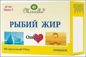 Рыбий жир Капсулы 370мг №200 от Мирролла ООО
