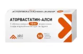 Аторвастатин Таблетки п/о 10мг №50 от Алси Фарма ЗАО