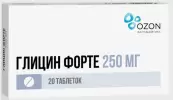 Глицин форте Таблетки 250мг №20 от Озон ФК ООО