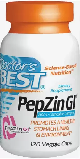 Цинка хелат+L-карнозин (PepZinGL) Doctors Best Капсулы 220мг №120 произодства Doctors Best (Доктор Бест)