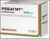 Ребагит Таблетки п/о 100мг №180 от ЗиО-Здоровье ЗАО