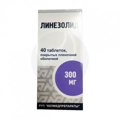 Линезолид Таблетки п/о 300мг №40 произодства Не определен