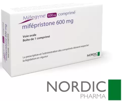Мифегин Таблетки 600мг №1 произодства Nordic Pharma