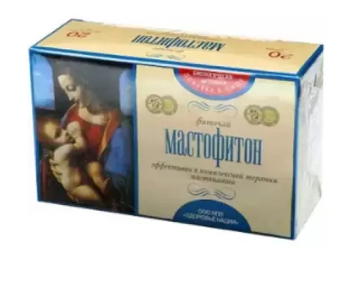 Чай Мастофитон Фильтр-пакеты 2г №20 произодства Здоровье нации ООО