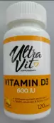 UltraVit (УльтраВит) Витамин Д3 Капсулы 600МЕ №120 от VpLab (ВиПи Лаб.)